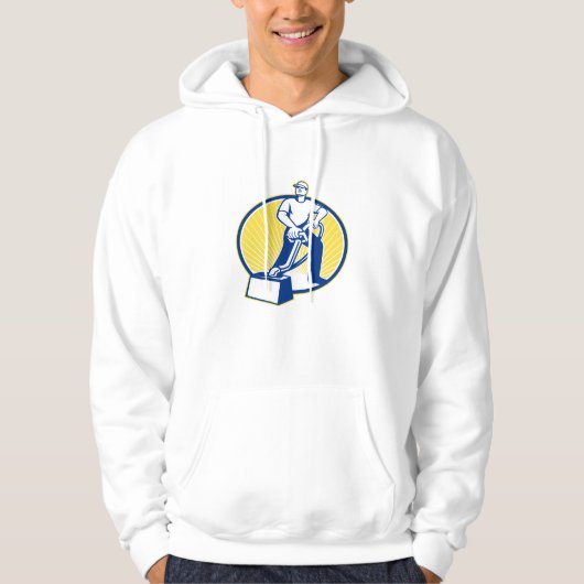 Vacuümreinigingsmachine tapijtreiniger hoodie (Voorkant)