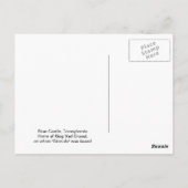 Vad Dracul, AKA Dracula, Transsylvanië Briefkaart (Achterkant)