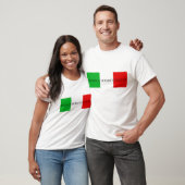Vada a bordo shirt italiaanse vlag (Unisex)