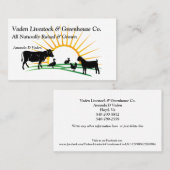 Vaden Livestock Visitekaartje (Voorkant / Achterkant)