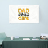 Vader 1e Verjaardag Meisje Giraffe Theme Party Zoo Spandoek (Beurs)