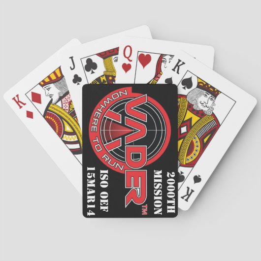 VADER 2000th Mission Decks Pokerkaarten (Achterkant)