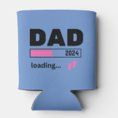 vader 2024 laden het is een meisje baby Zwangersch Blikjeskoeler (Achterkant)