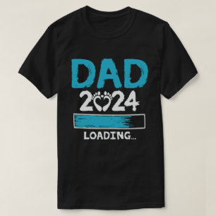 Vader 2024 Laden Zwangerschap Aankondiging Nieuwe T-shirt