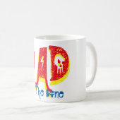 Vader aan de botten Heavy Metal Rock en Roll mok (Voorkant rechts)