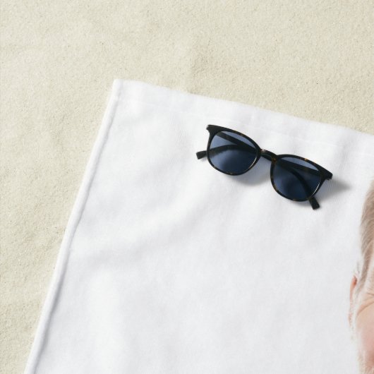 Vader aangepaste foto strandlaken (In situ)