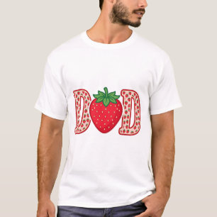 Vader Aardbei Lettering Vector Shirt Ontwerp_1