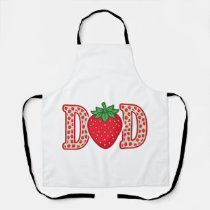 Vader Aardbei Lettering Vector Shirt Ontwerp_1 Schort