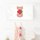 Vader Aardbei Lettering Vector Shirt Ontwerp_1 Spandoek (Insitu)