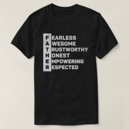 Vader Acroniem De Beste Vader Ooit Vaderdag T-shirt