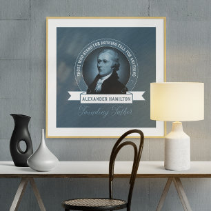 Vader Alexander Hamilton Quotation Poster