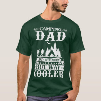 Vader als een gewone vader, maar veel koeler kamp t-shirt
