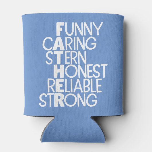 Vader Attributes Crossword Art Blikjeskoeler (Achterkant)