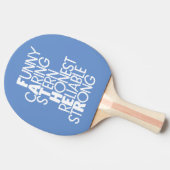 Vader Attributes Crossword Art Tafeltennisbatje (Zijkant)