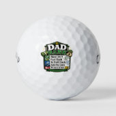 Vader Bank Grappig Golfballen (Voorkant)