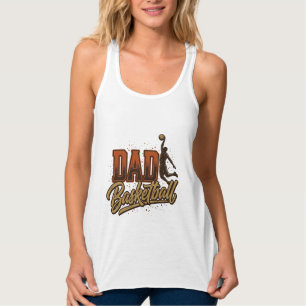 Vader Basketbal Vintage Gravure Shirt Ontwerp_1