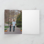 Vader Beer Foto Wenskaart Kaart (Binnen)