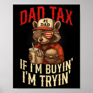 Vader Belasting Als Ik Koop Probeer Ik Grappige Va Poster
