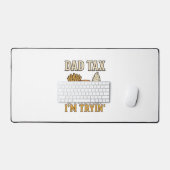 Vader Belasting Grappig Fast Food Vader Citaat Vec Bureaumat (Keyboard & Muis)