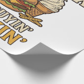 Vader Belasting Grappig Fast Food Vader Citaat Vec Cadeaupapier (Hoek)
