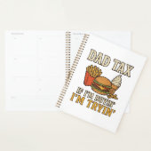 Vader Belasting Grappig Fast Food Vader Citaat Vec Planner (Display)