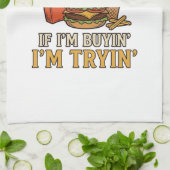 Vader Belasting Grappig Fast Food Vader Citaat Vec Theedoek (Gevouwen)