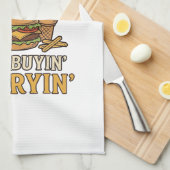 Vader Belasting Grappig Fast Food Vader Citaat Vec Theedoek (Quarter Fold)