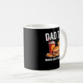 vader belasting Grappige vaders dag vader belasti Koffiemok (Voorkant rechts)