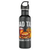  vader belasting Grappige vaders dag vader belasti Waterfles (Voorkant)