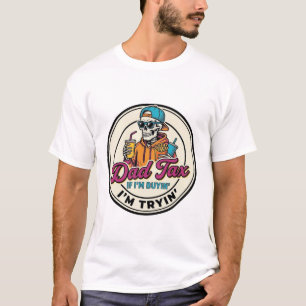 Vader Belasting Skelet Fast Food Humor T-shirt Ont