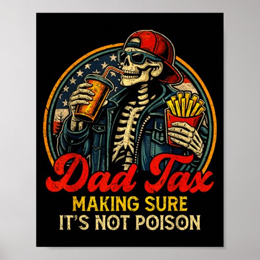 Vader belasting zorgt ervoor dat het niet giftig i poster (Voorkant)