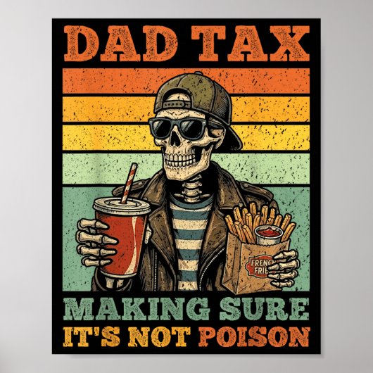 Vader belasting zorgt ervoor dat het niet grappig poster (Voorkant)