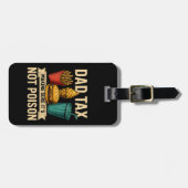 Vader Belastingdienst zorgt ervoor dat het geen ve Bagagelabel (Voorkant horizontaal)