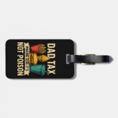 Vader Belastingdienst zorgt ervoor dat het geen ve Bagagelabel (Achterkant horizontaal)