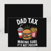 Vader Belastingdienst zorgt ervoor dat het geen ve Briefkaart (Voorkant / Achterkant)