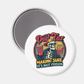 Vader Belastingdienst zorgt ervoor dat het niet gi Magneet (Voorkant / Achterkant)
