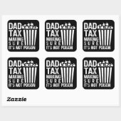 Vader Belastingdienst zorgt ervoor dat het niet gi Vierkante Sticker (Vel)