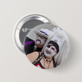 Vader Bertha en zuster Sorenda Ronde Button 5,7 Cm (Voorkant /achterkant)