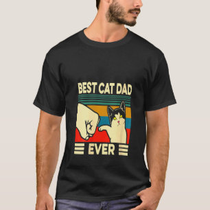 Vader beste kat ooit Mannen gebombardeerd T-shirt