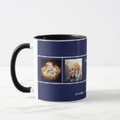 Vader Beste vader ooit blauw foto Mok (Links)