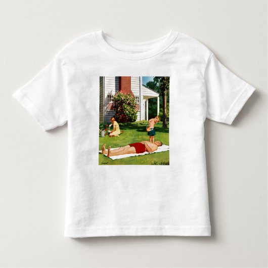 Vader bezoedelen kinder shirts (Voorkant)