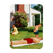 Vader bezoedelen magneet (Verticaal)