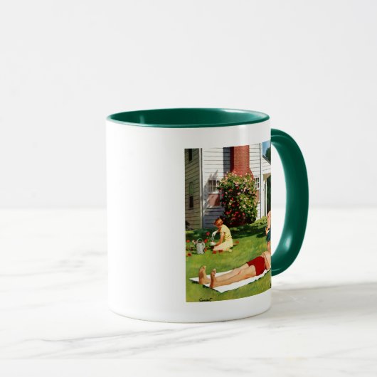 Vader bezoedelen mok (Voorkant rechts)