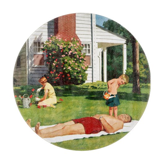 Vader bezoedelen snijplank (Voorkant)