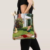 Vader bezoedelen tote bag (Dichtbij)