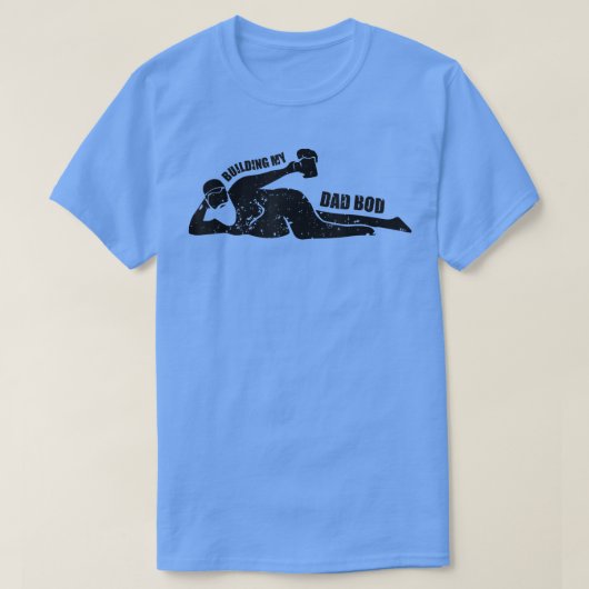 Vader Bod Beer Drinker Vaderdag Funny D T-shirt (Design voorkant)