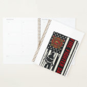 Vader-brandweer verweerde vlag vector ontwerp_1 planner (Display)