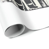 Vader-brandweerman Bedrukte Vlag Vector Design_1 Cadeaupapier (Rol Hoek)