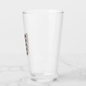 Vader-brandweerman Bedrukte Vlag Vector Design_1 Glas (Links)