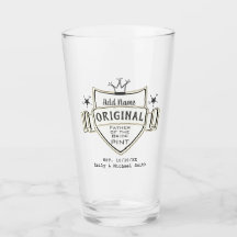 VADER BRUID - Gepersonaliseerde Groomsmen PINT GLA
